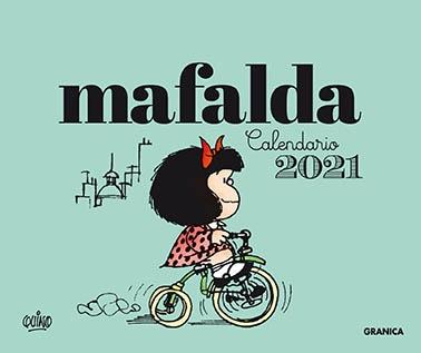 2021 Mafalda calendario caja verde