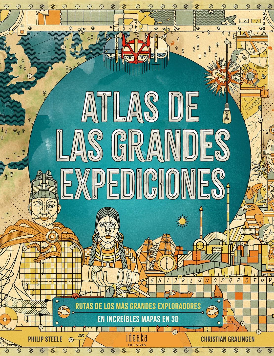 ATLAS DE LAS GRANDES EXPEDICIONES.  9788414030561