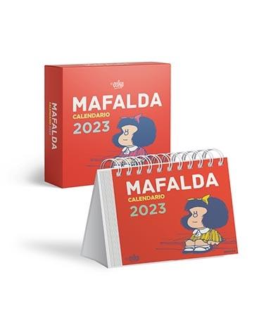 Calendario 2023 Mafalda Caja- Roja.  9789878935102