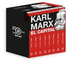 El capital (estuche obra completa). Edición 50 Aniversario Akal "Crítica de la economía política"