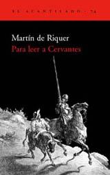 PARA LEER A CERVANTES.  9788496136205