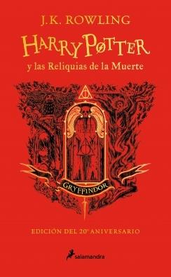 HARRY POTTER Y LA RELIQUIAS DE LA MUERTE (GRYFFINDOR. ROJO)