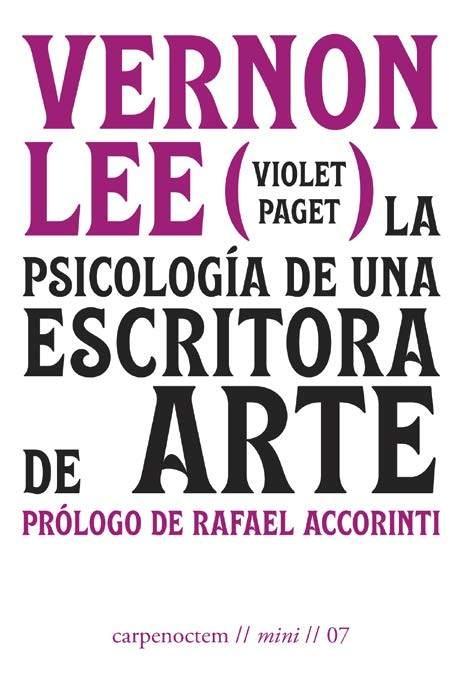 LA PSICOLOGIA DE UNA ESCRITORA DE ARTE