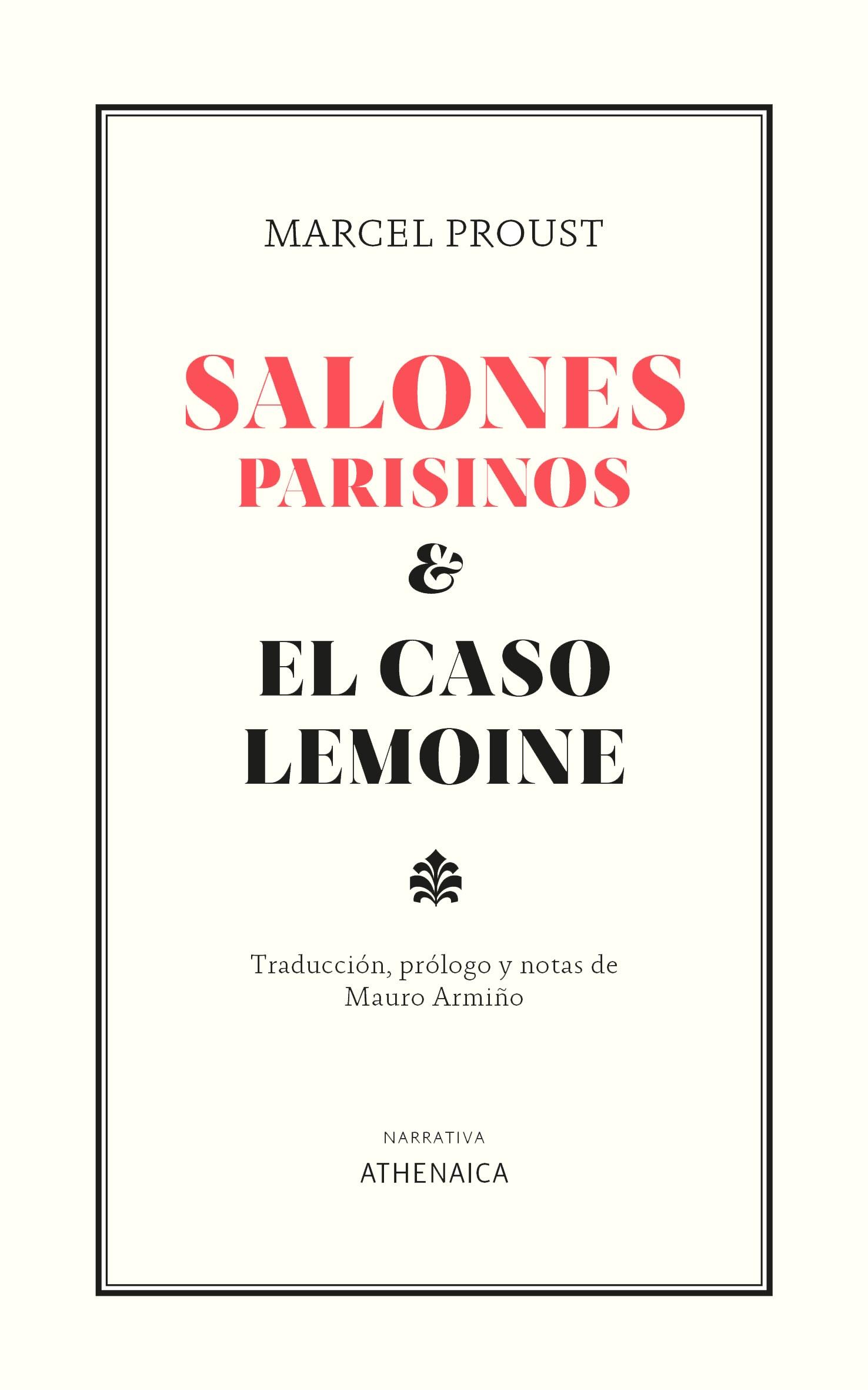 SALONES PARISINOS. EL CASO LEMOINE.  9788418239786