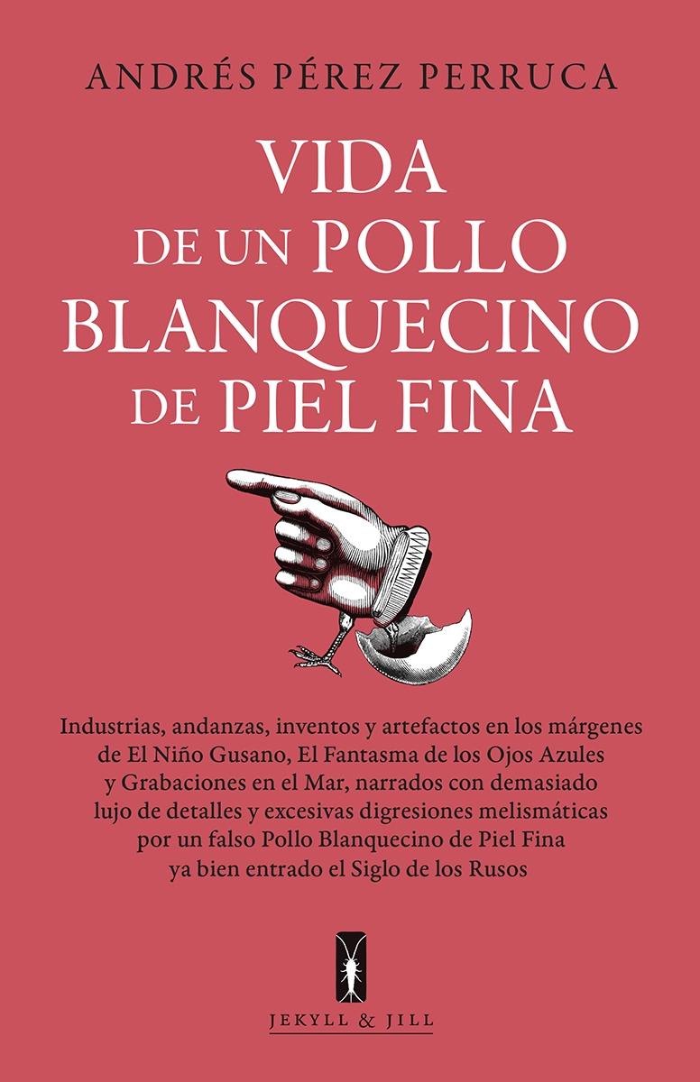 Vida de un pollo blanquecino de piel fina