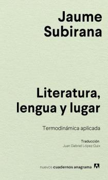 Literatura, lengua y lugar "Termodinámica aplicada"